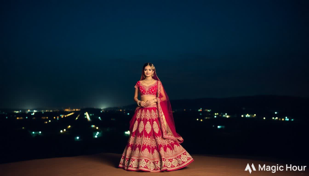 Lehenga choli for Diwali
